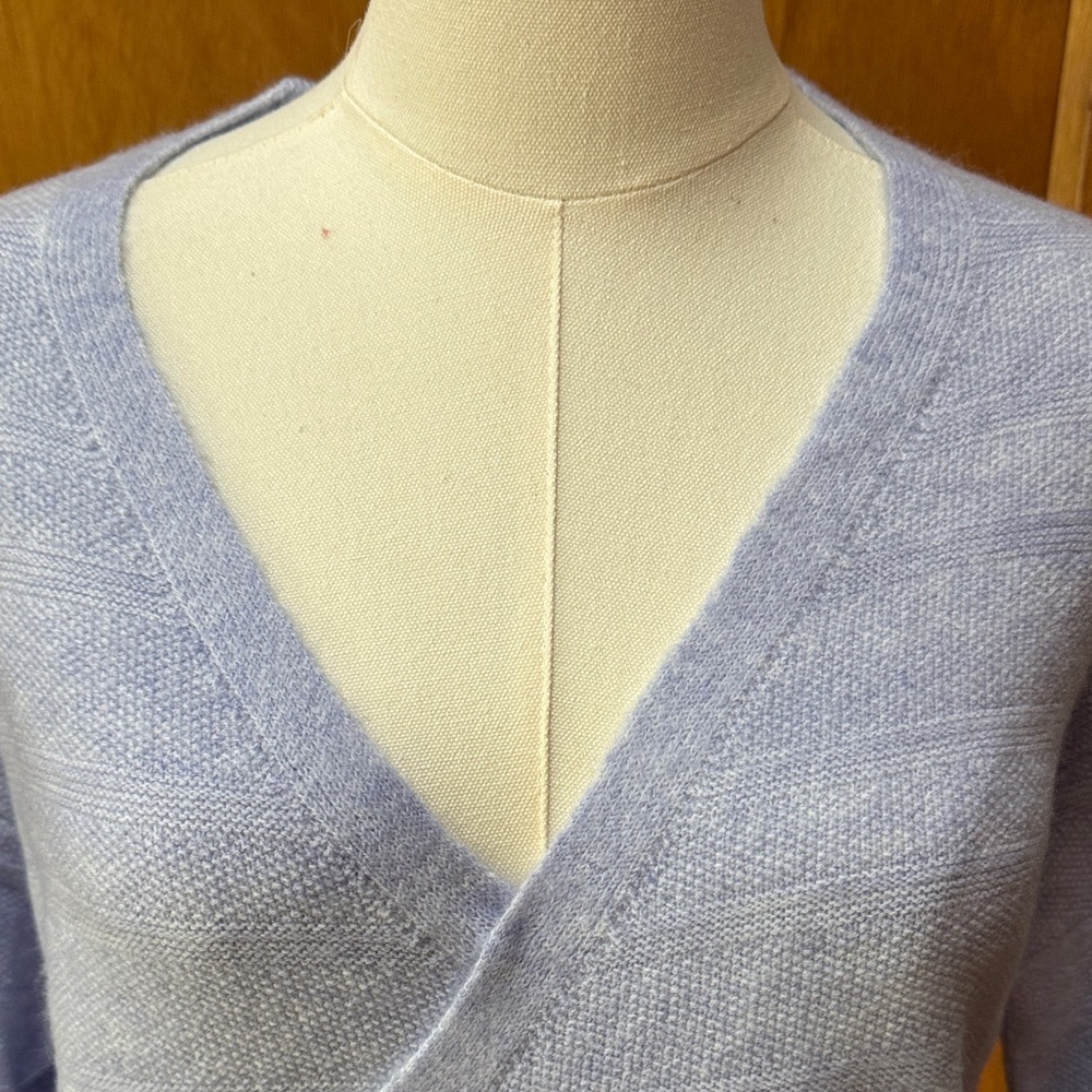 NWT Anthro Heartloom Faux Wrap Sweater. Size Large - Picture 2 of 5